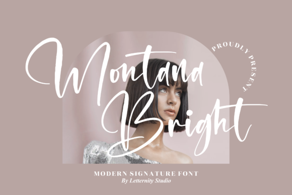 Montana Bright Font Poster 1