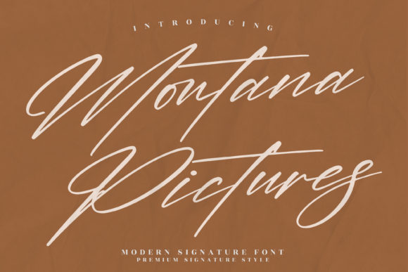 Montana Pictures Font Poster 1