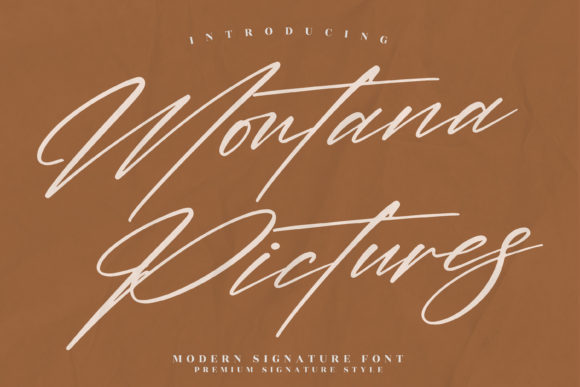 Montana Pictures Font