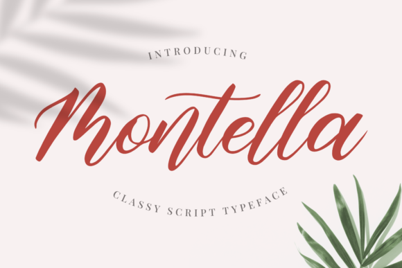 Montella Font Poster 1