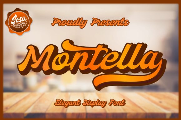 Montella Font Poster 1