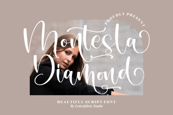 Montesla Diamond Font Poster 1