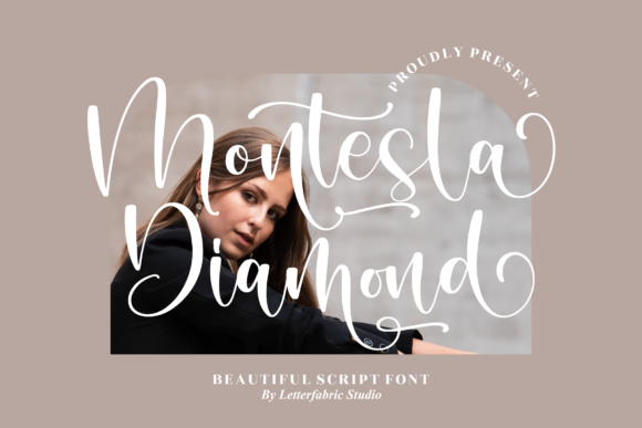 Montesla Diamond Font Montesla Diamond Font Poster 1