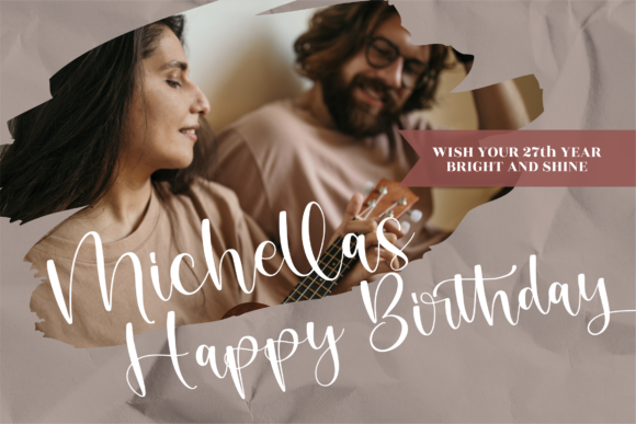 Montesla Diamond Font Poster 10