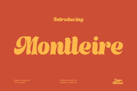 Montleire Font Poster 1