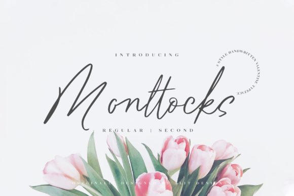 Monttocks Font Poster 1