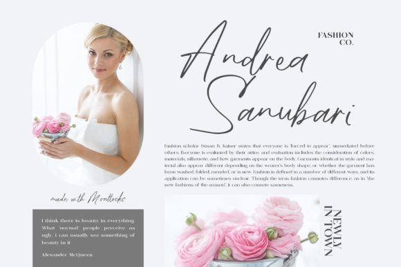 Monttocks Font Poster 9
