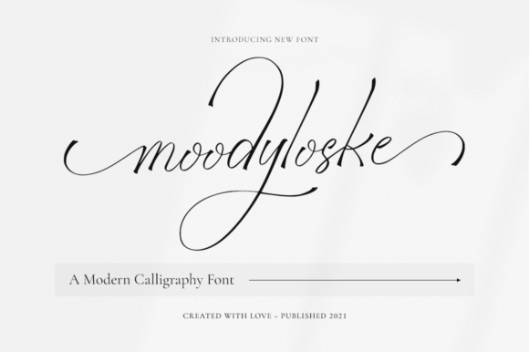 Moodyloske Font Poster 1