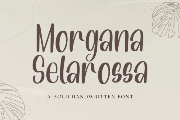 Morgana Selarossa Font Poster 1