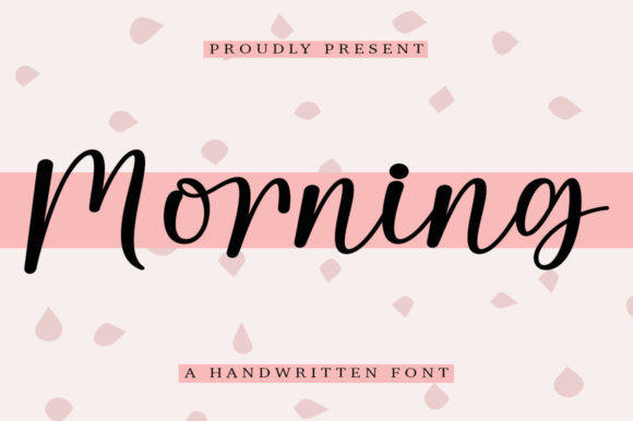 Morning Font Poster 1