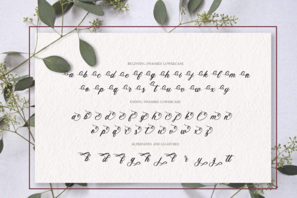 Morning Garden Font Poster 12