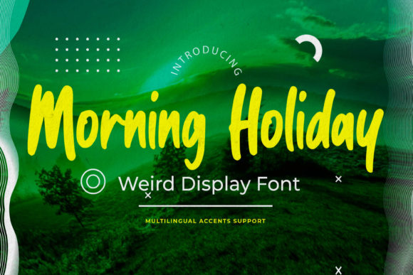 Morning Holiday Font Poster 1