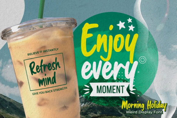 Morning Holiday Font Poster 2