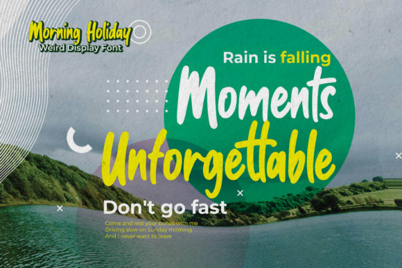 Morning Holiday Font Poster 4