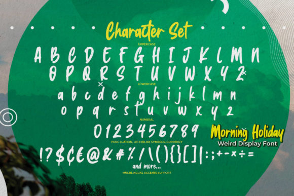 Morning Holiday Font Poster 6
