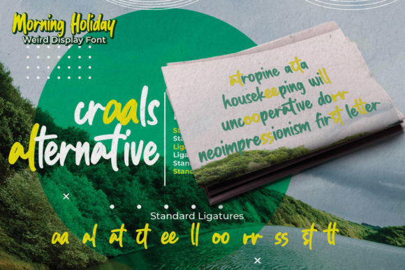 Morning Holiday Font Poster 7