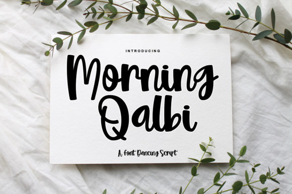Morning Qalbi Font Poster 1