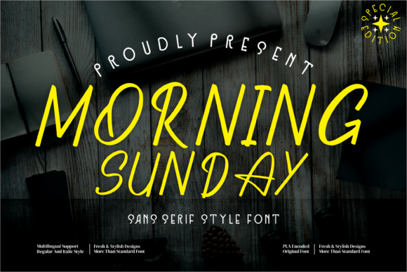 Morning Sunday Font Poster 1