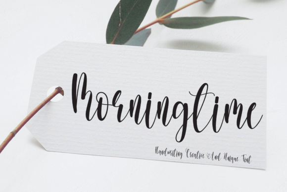 Morning Time Font Poster 1