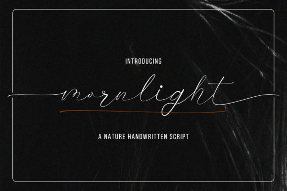 Mornlight Font Poster 1