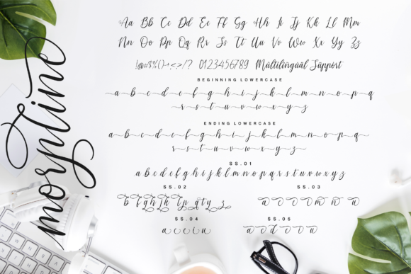 Morpline Font Poster 9
