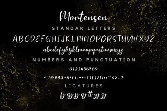 Mortensen Font Poster 8