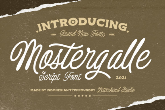 Mostergalle Font Poster 1