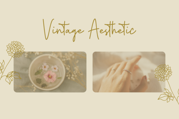 Mostly Floral Font Poster 5