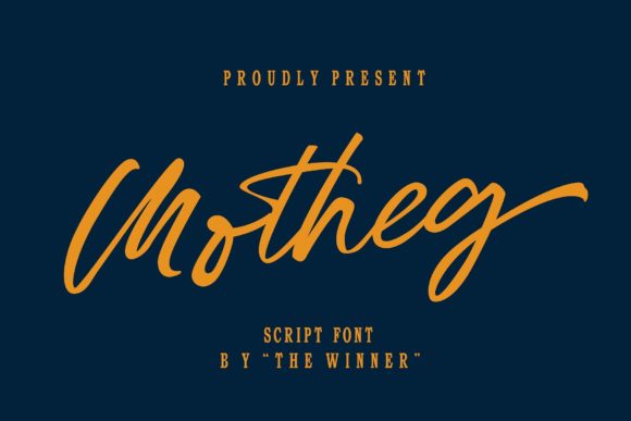 Motheg Font Poster 1