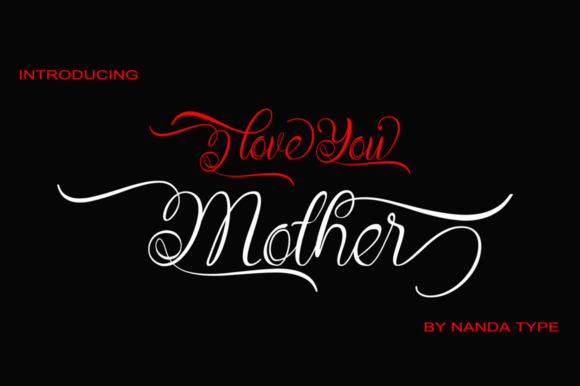 Mother Font Poster 1