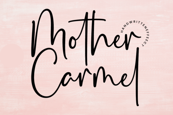 Mother Carmel Font Poster 1