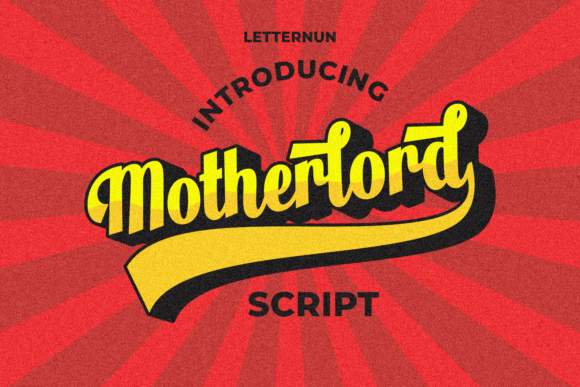 Motherlord Font Poster 1