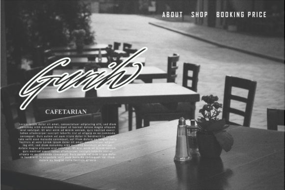 Mountegel Font Poster 2