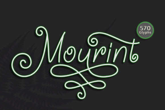Mourint Font Poster 1