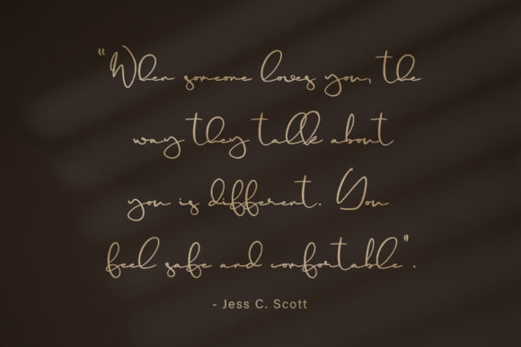 Mourning Font Poster 2