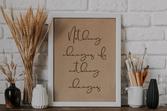 Mourning Font Poster 7