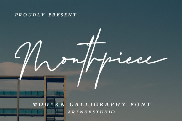 Mouthpiece Font Poster 1