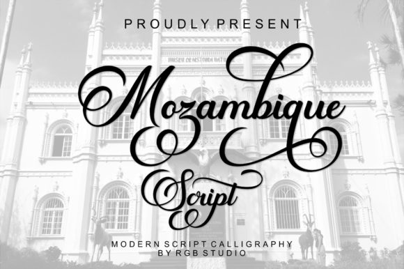 Mozambique Font Poster 1
