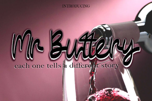 Mr. Buttery Font Poster 2