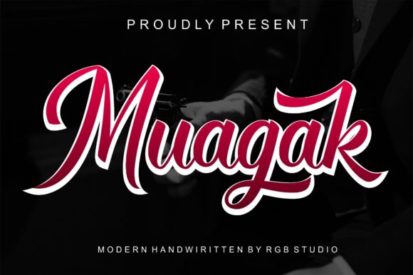 Muagak Font Poster 1