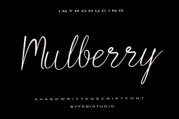Mulberry Font Poster 1