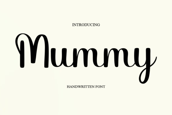 Mummy Font Mummy Font Poster 1