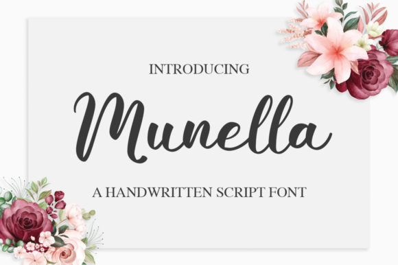 Munella Font Poster 1