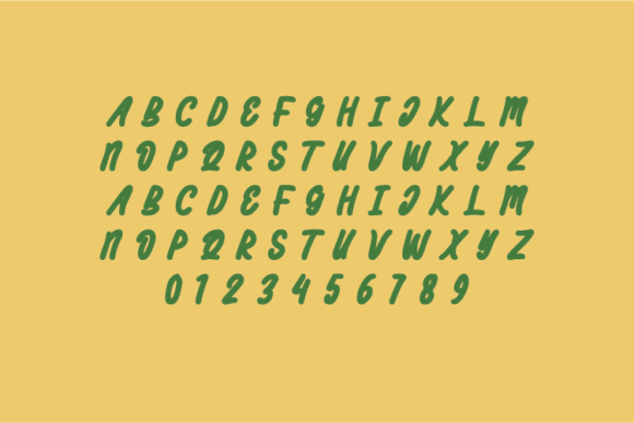 Mustacciuoli Font Poster 2
