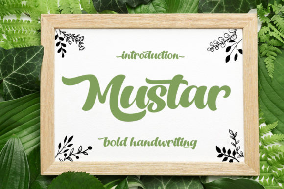 Mustar Font Poster 1