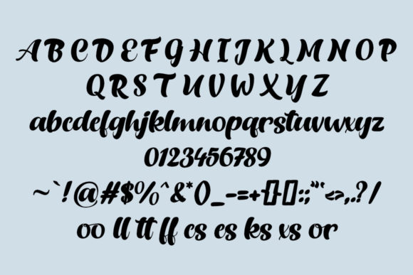 Mustar Font Poster 10