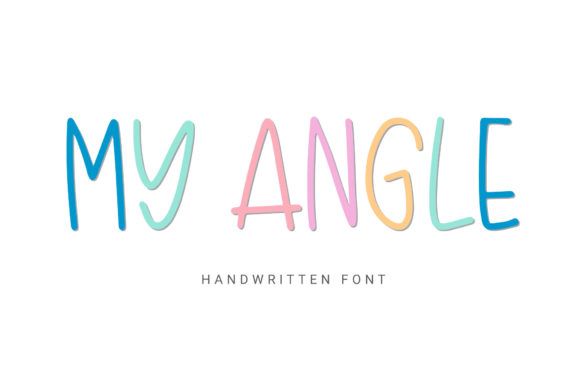 My Angle Font Poster 1