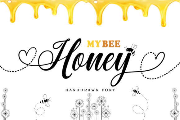 My Bee Honey Font Poster 1