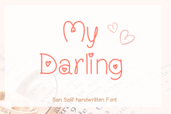 My Darling Font Poster 1