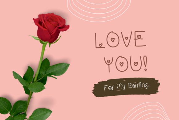 My Darling Font Poster 5